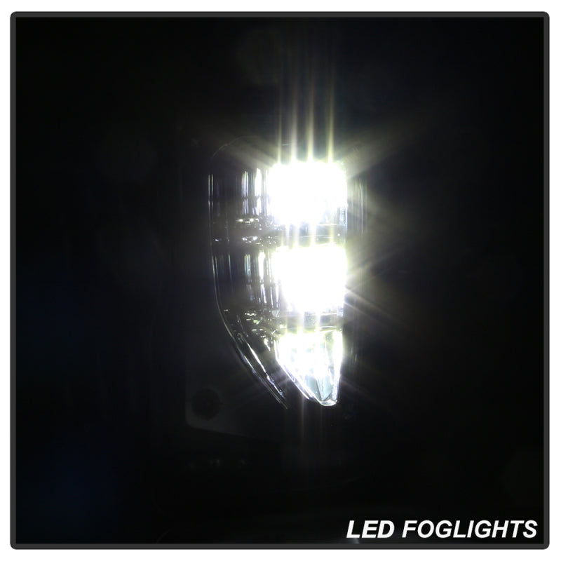 Spyder 16-18 Chevy Silverado 1500 OEM Style Full LED Fog Light w/Switch - Clear (FL-CSIL16-LED-C) SPYDER