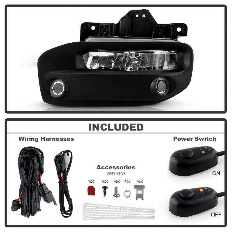 Spyder 19-22 Dodge Ram 2500/3500 OEM Full LED Fog Lights w/Universal Switch SPYDER