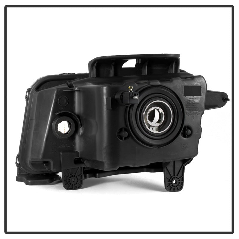 xTune 10-13 Chevrolet Camaro OEM Style Halogen Headlights - Black (HD-JH-CCAM10-OE-BK) SPYDER