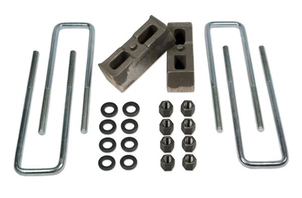 Tuff Country 2in Rear Block & U-Bolt Kit – 2001–2010 GMC Sierra 2500HD 4WD (97022)