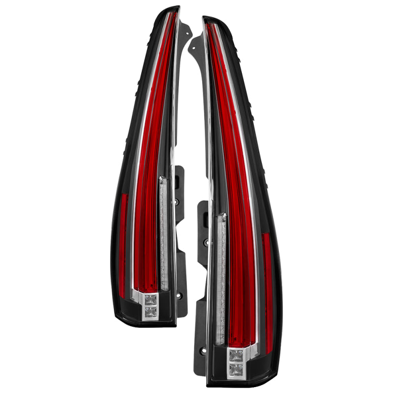 xTune 07-14 Cadillac Escalade Black LED 2in1 Tail Lights - ALT-JH-CAESC07-2IN1LED-BK SPYDER