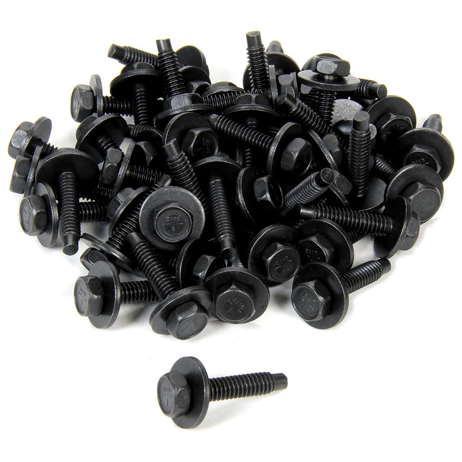 Body Bolt 1-1/8in 50pk Black ALLSTAR PERFORMANCE