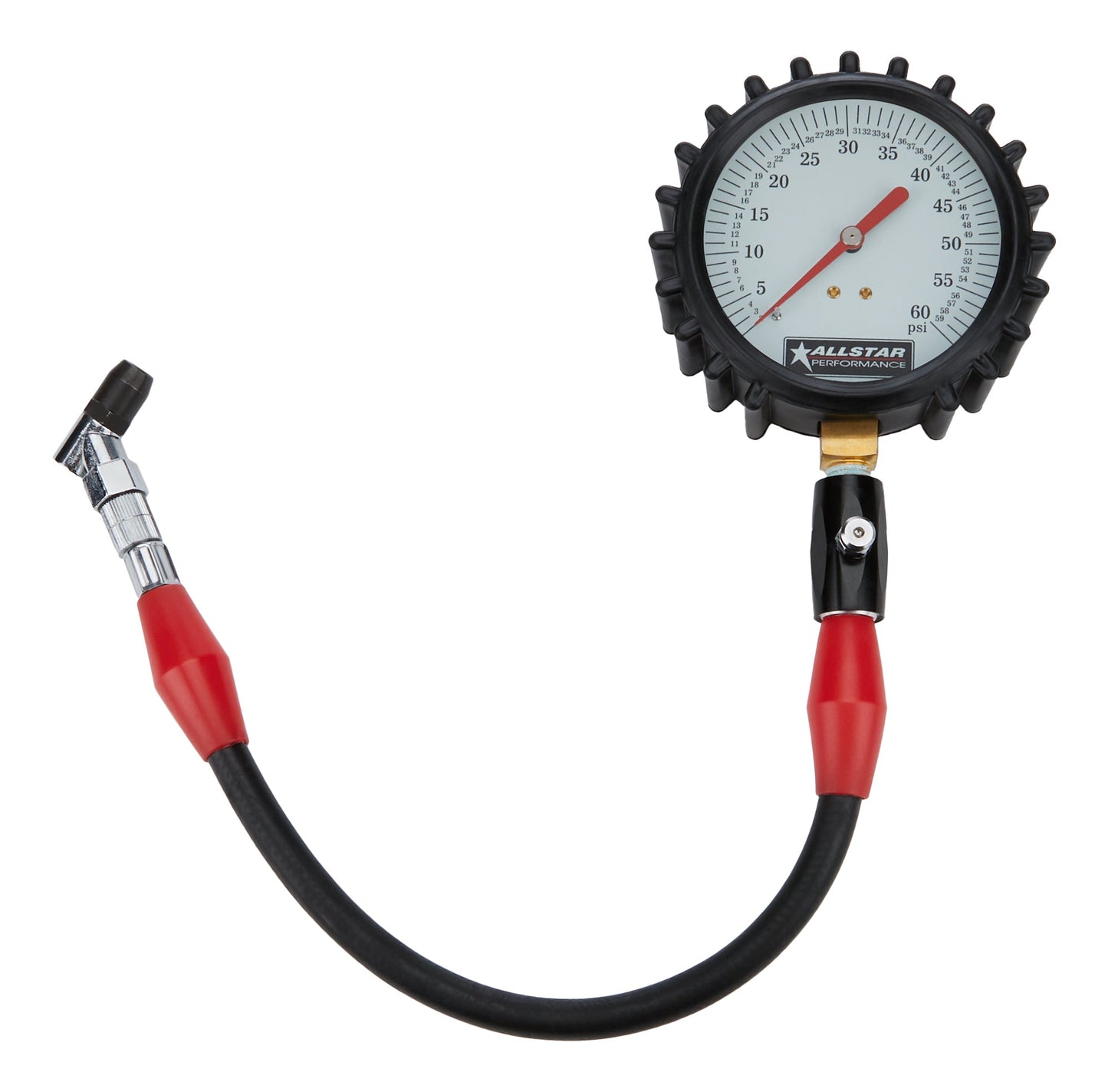 Tire Pressure Gauge 0-60 PSI 4in Glow ALLSTAR PERFORMANCE