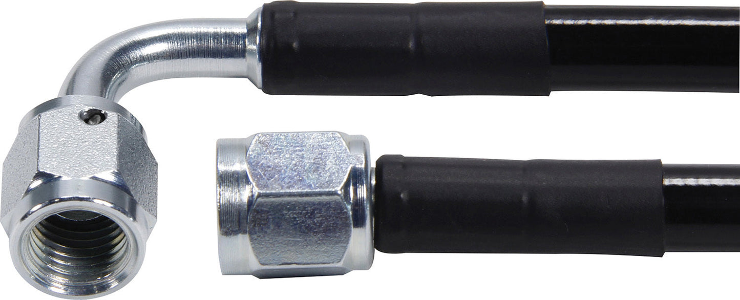Coated Braided Line 12in #3Hose -3Str/-3 90 Steel ALLSTAR PERFORMANCE