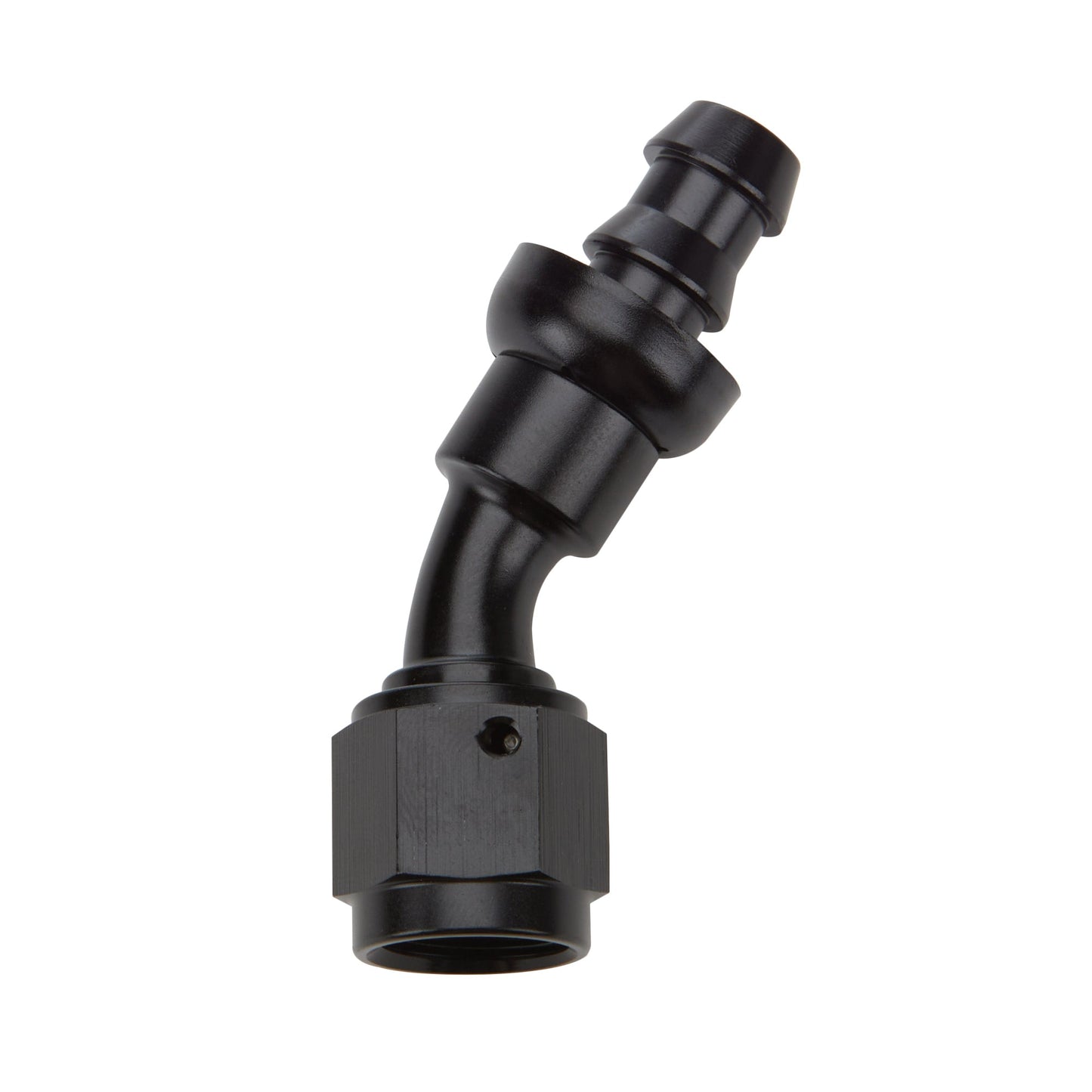 Pushlock Hose End Black 30 Deg Elbow -8 ALLSTAR PERFORMANCE