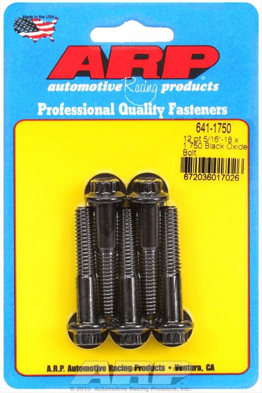 ARP 5/16-18 x 1.750 12pt Black Oxide Bolts (5/pkg)