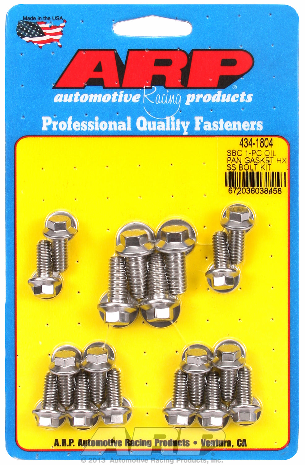 ARP SB Chevy 265-400 Oil Pan Hex Bolt Kit