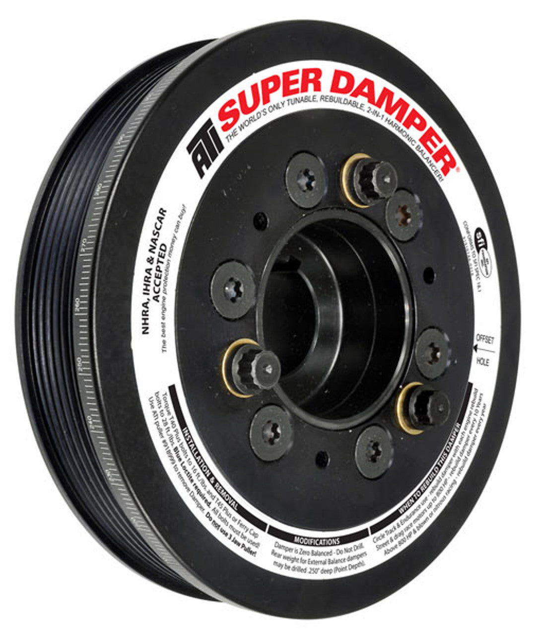 ATI Damper Tool - Shaft - Inerta Ring Removal - 5.5 Damper ATI916984