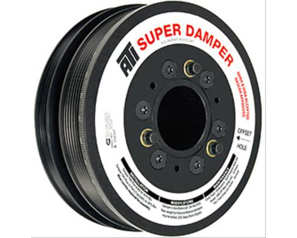 ATI 8.800" 8 Grv 10 Percent OD Dry Sump Supercharger Pulley Cadillac | Chevrolet 2014-2019 ATI