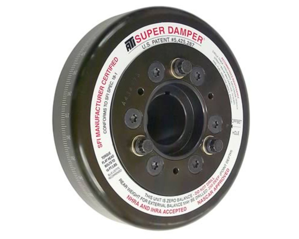 ATI Racing 6.78" OD Aluminum Serpentine Dampers GM Corvette Y-Body 2008-2013 ATI