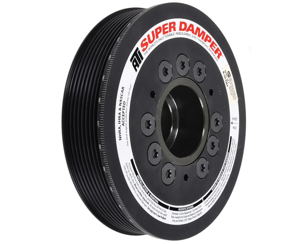 ATI Damper - 7.48in - Alum LW - 6 Grv - 2014+ Corvette LT1/LT4 - Dry Sump - 6 Bolt (Excl SC Pulley)