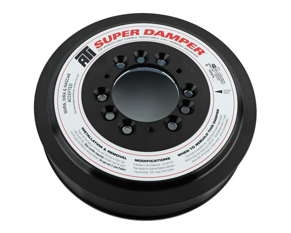 ATI Racing 8.53" OD Aluminum Serpentine Dampers GM Corvette Y-Body LS9 ZR1 ATI