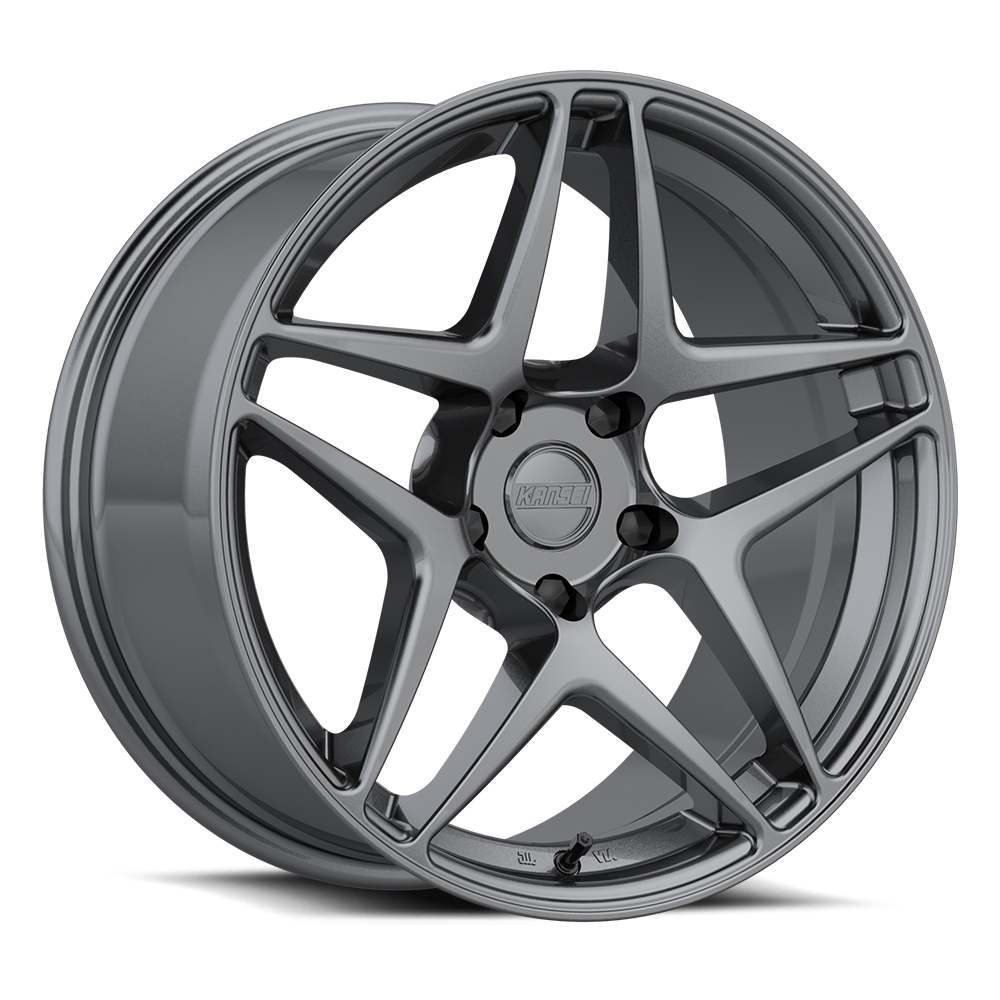 Kansei K15G Astro 18x8.5in / 5x100 BP / 35mm Offset - Gunmetal Wheel