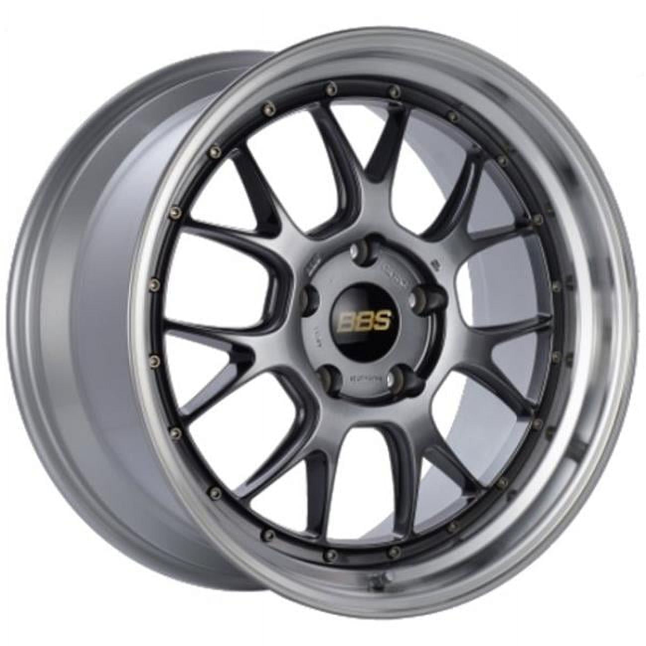 BBS LM 20x8.5 5x114.3 ET30 PFS Diamond Black Center Diamond Cut Lip Wheel -82mm PFS/Clip Required LM253DBPK
