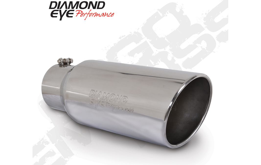 Diamond Eye TIP 5in-8inX18in BOLT-ON ROLLED ANGLE 15-DEGREE ANGLE CUT: EMBOSSED DIAMOND EYE Diamond Eye Performance