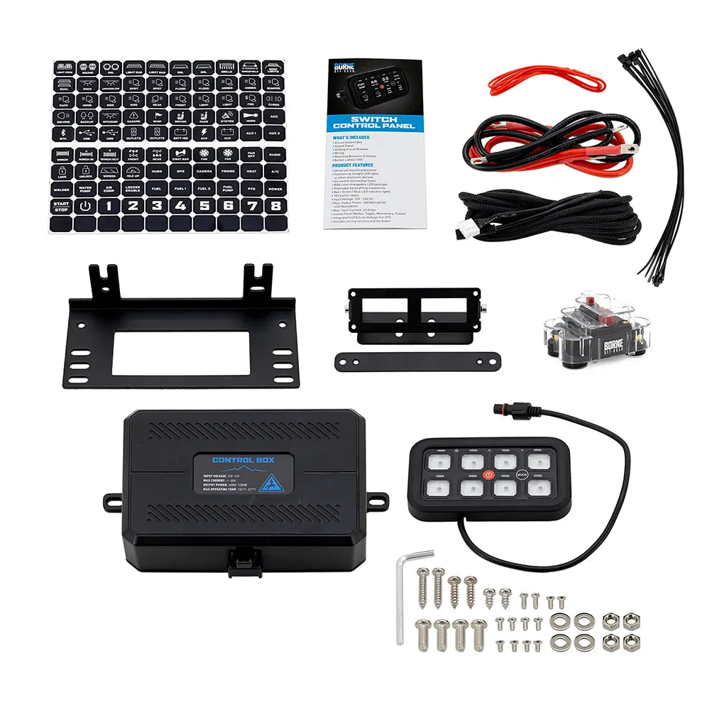 Borne Off-Road 8-Gang Switch Controller - BNLT-GANG-8