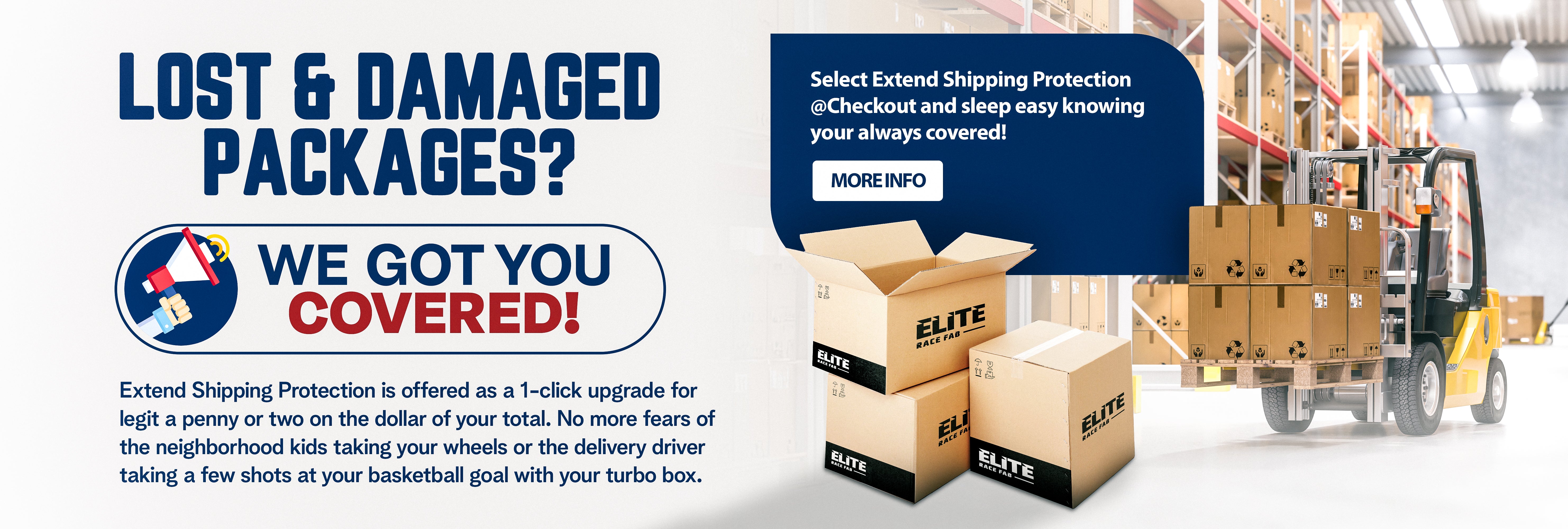 Lost & Damaged Packages | Elite Race Fab