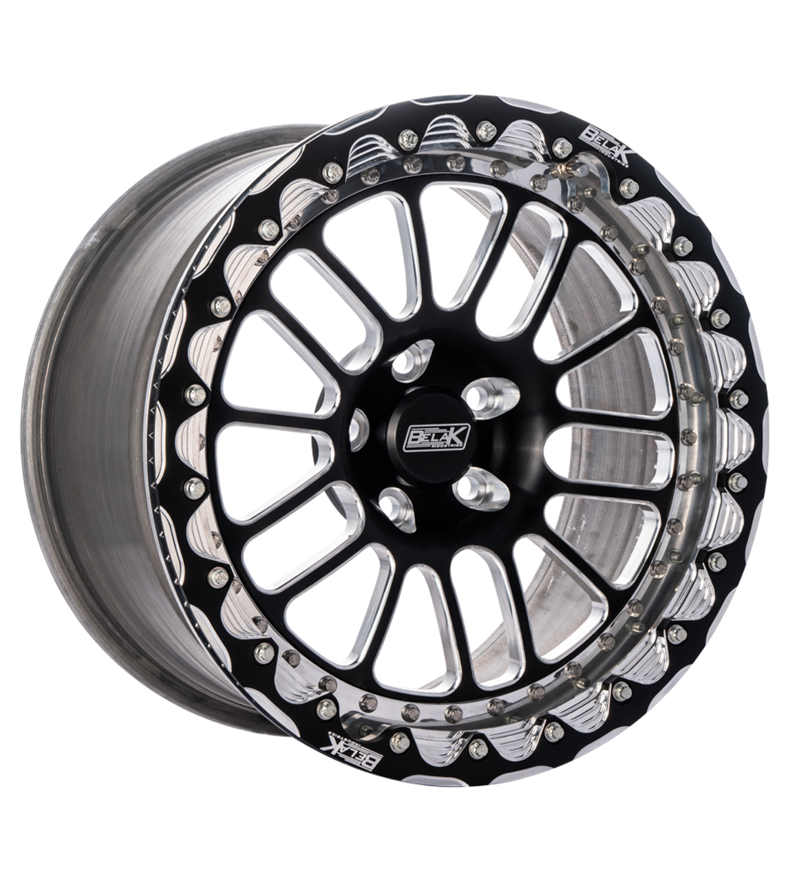 Belak Wheels Series 2 -15x8.5in / 5in Backspace - Single Beadlock 15854113S25BS-SBL