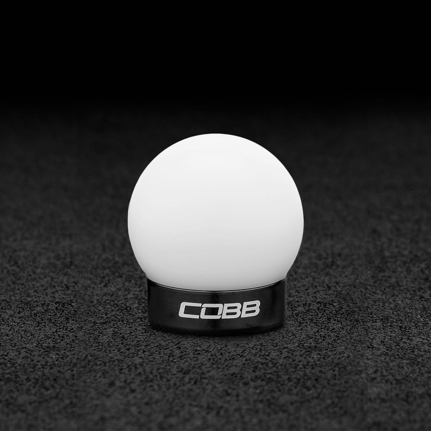 COBB Ford Mustang Shift Knob White with Black Base 2M1350-W-BK