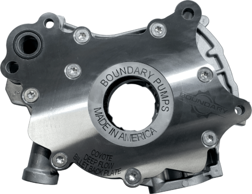 Boundary 18+ Ford Coyote (All Types) V8 Oil Pump Assembly Billet Vane Ported MartenWear Treated Gear CM-S2-R2