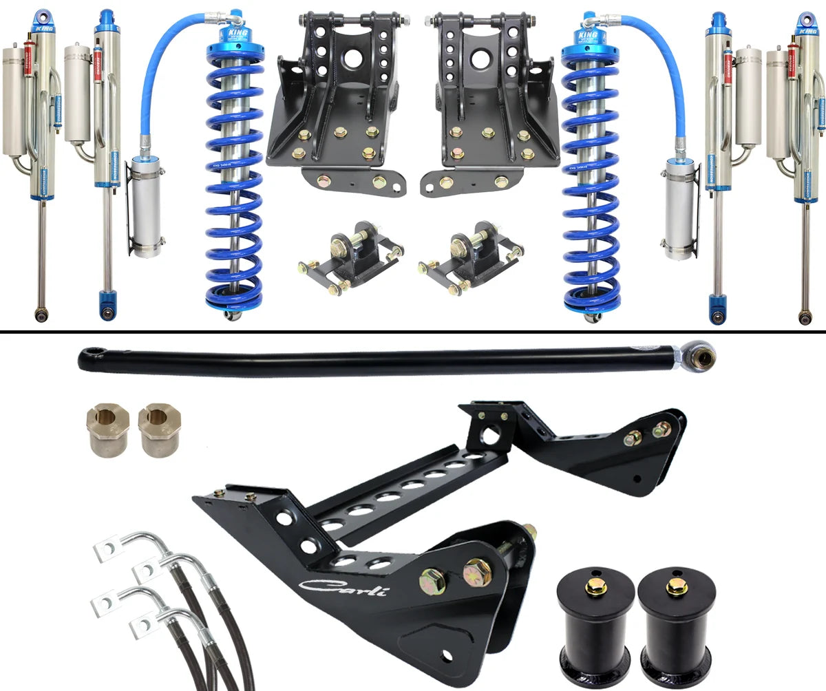 Carli Tuned 2.5 Coilover/Bypass Package - 4.5in Lift - 2008-10 Ford F250/F350 - 4X4 CS-F45-CO25-BYP-08