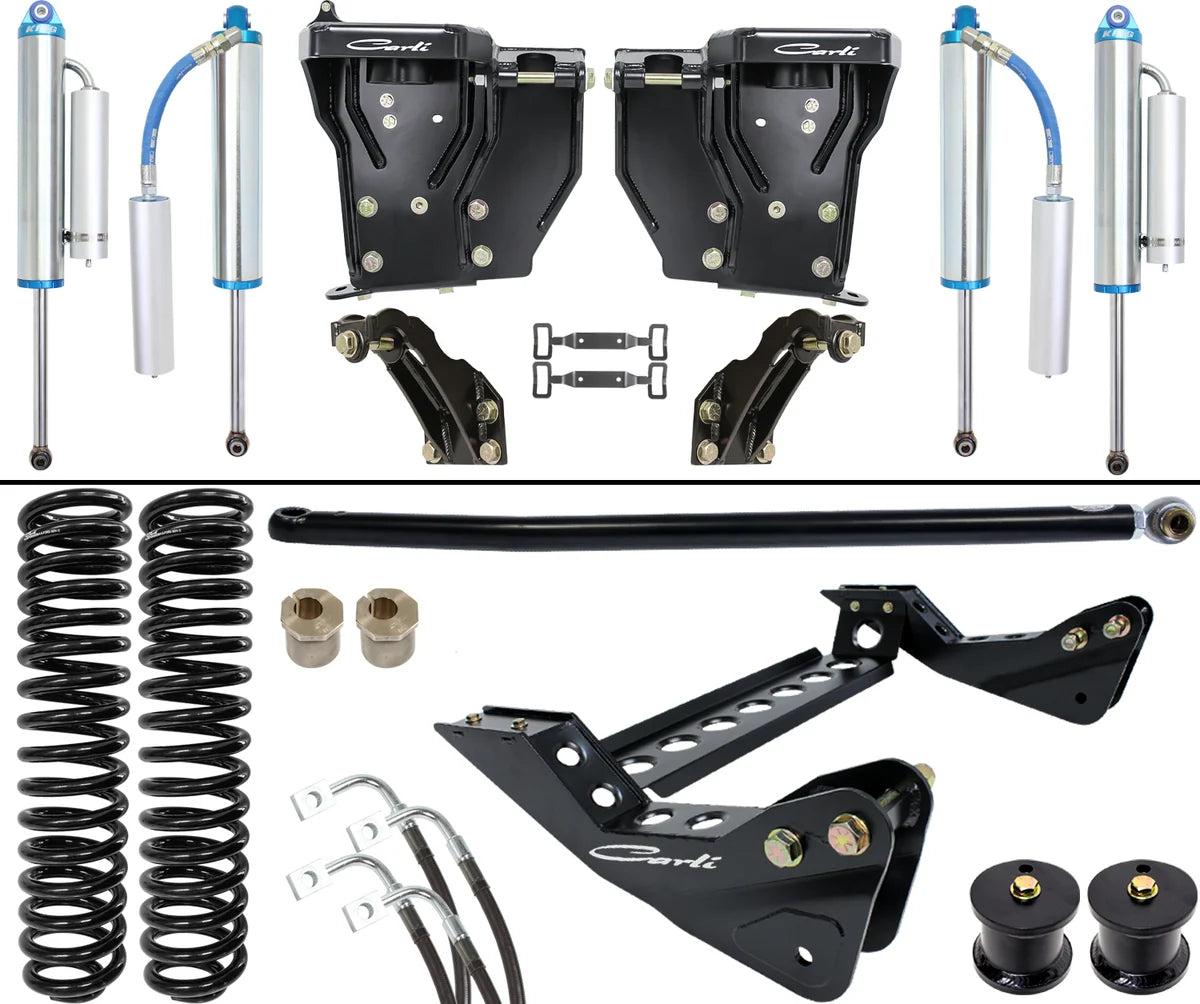 Carli Dominator 2.5 System - Base - 4.5in Lift - 2011-16 Ford F250/F350 - Diesel CS-F45-D30-11