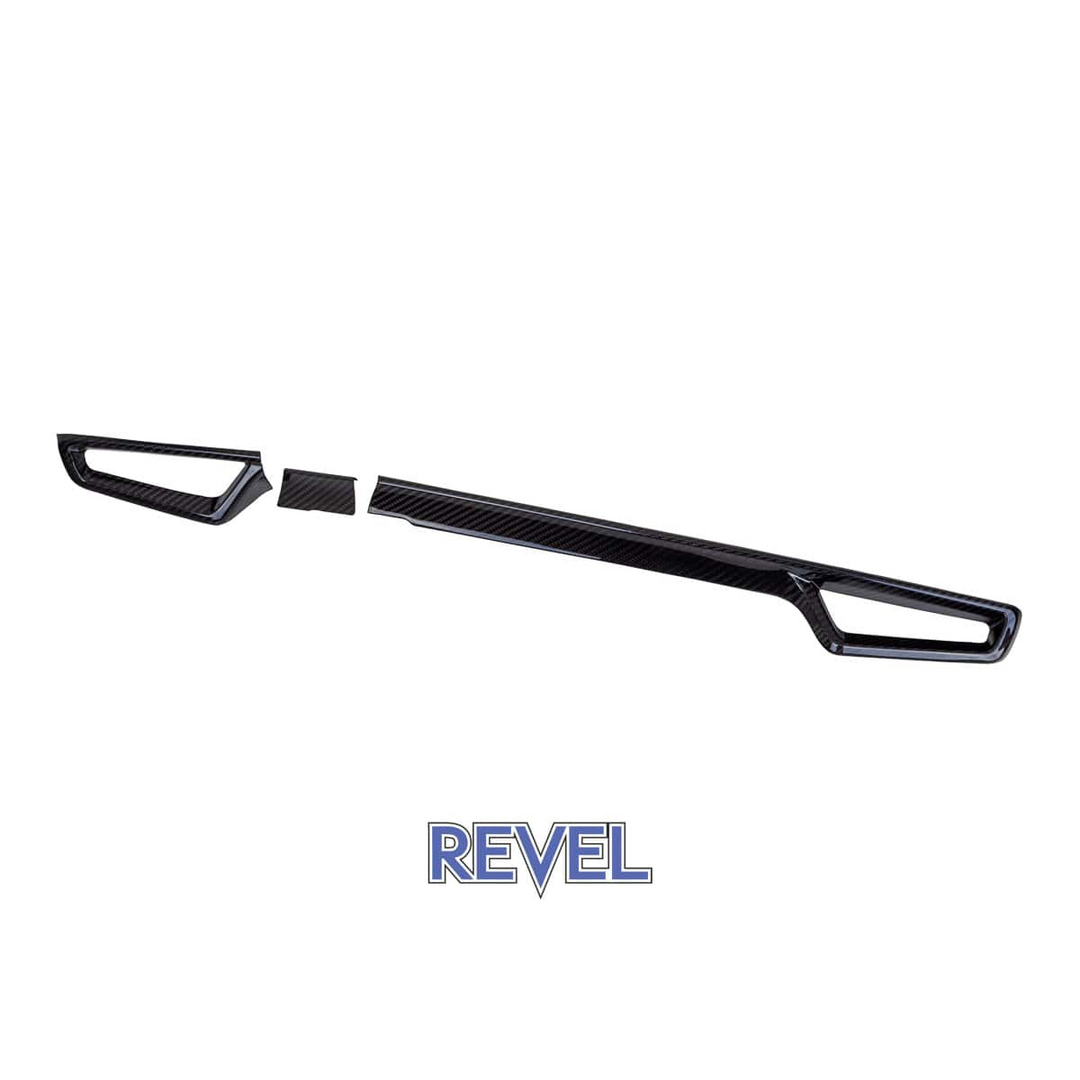 Revel GT Dry Carbon Front A/C Dash Panel Covers 2023 Toyota GR Corolla - 3 Pieces