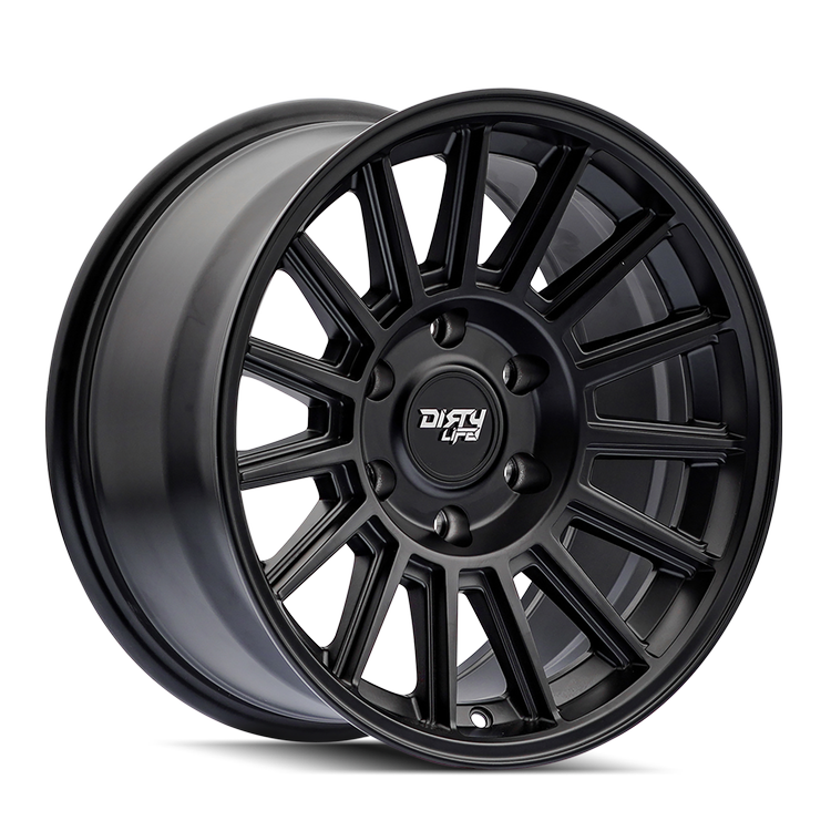 Dirty Life Journey 9316 17x8.5 / 6-139.7 BP / 0mm Offset / 106mm Hub Matte Black Wheel