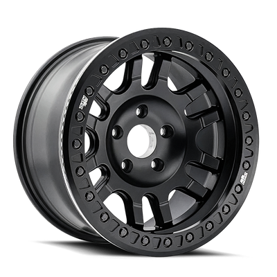 Dirty Life 9303 DT-1 17x9/8x165.1 BP/-12mm Offset/130.8mm Hub Satin Gold Wheel - Beadlock