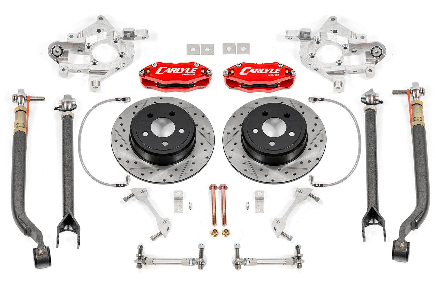BMR 08-23 Dodge Challenger 15in Conversion Kit w/ Red Calipers