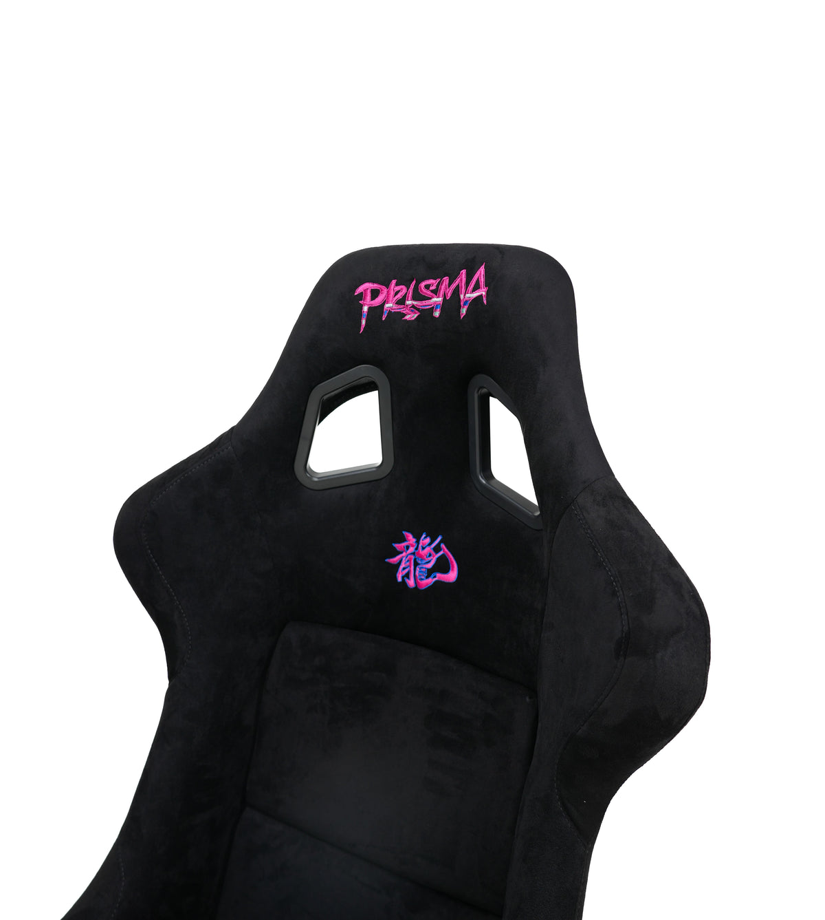 NRG Innovations PRISMA Dragon Fiberglass Bucket Seat - Large - Black – FRP-302BK-DRGN-N