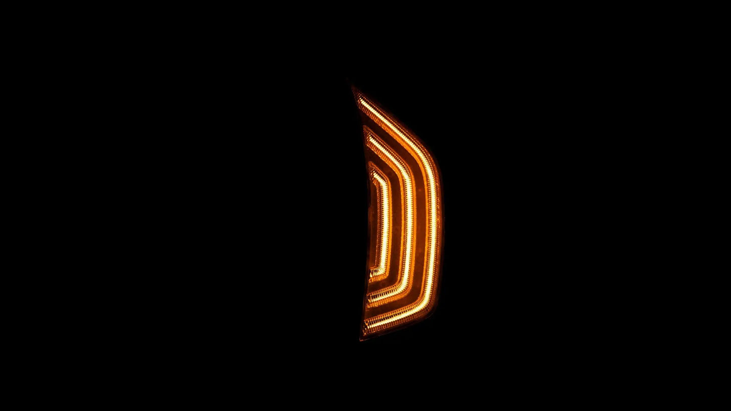 OLM LED Fender Vent Sequential Sidemarkers for 2018+ Jeep Wrangler - OLME.23005.1