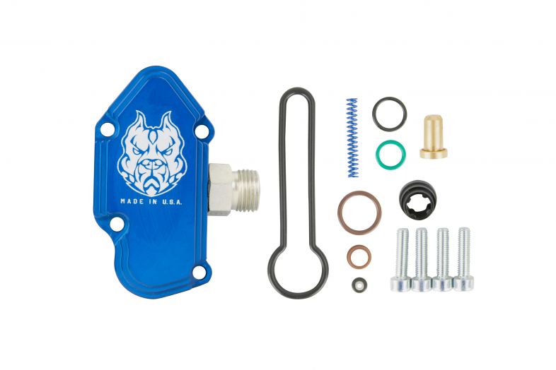 Sinister Diesel Blue Spring Kit with Billet Spring Housing for 2003-2007 Ford Powerstroke 6.0L Sinister Diesel