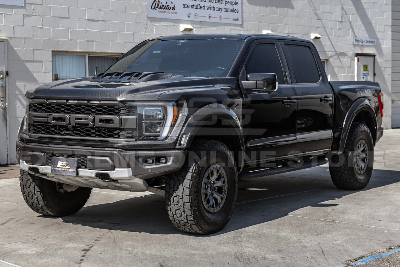 Anderson Composites 21-24 Ford F-150 (Non-Raptor) Type-AO Carbon Fiber Front Fender Flares