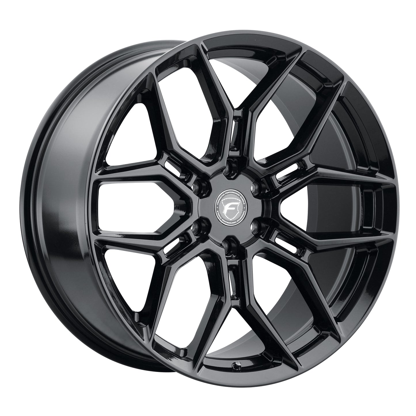 Forgestar X12 22x10 / 6x135 BP / ET30 / 6.68in BS Gloss Black Wheel