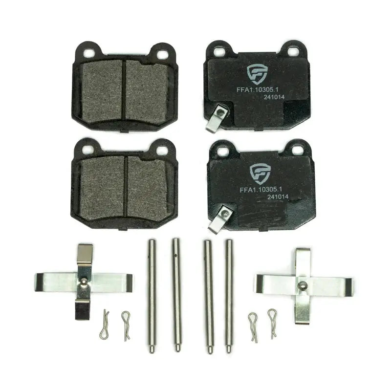 FactionFab V2 Rear Brake Pads Subaru STI 2004-2017 / 2017-2020 BRZ GT86 (With factory Brembos) / 2022-2026 BRZ GR86 (With factory Brembos)