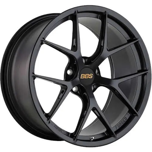 BBS FI-R 19x9.5 5x120 ET22 CB72.5 Black Satin Wheel -82mm PFS/Clip Req - FI137BS FI137BS