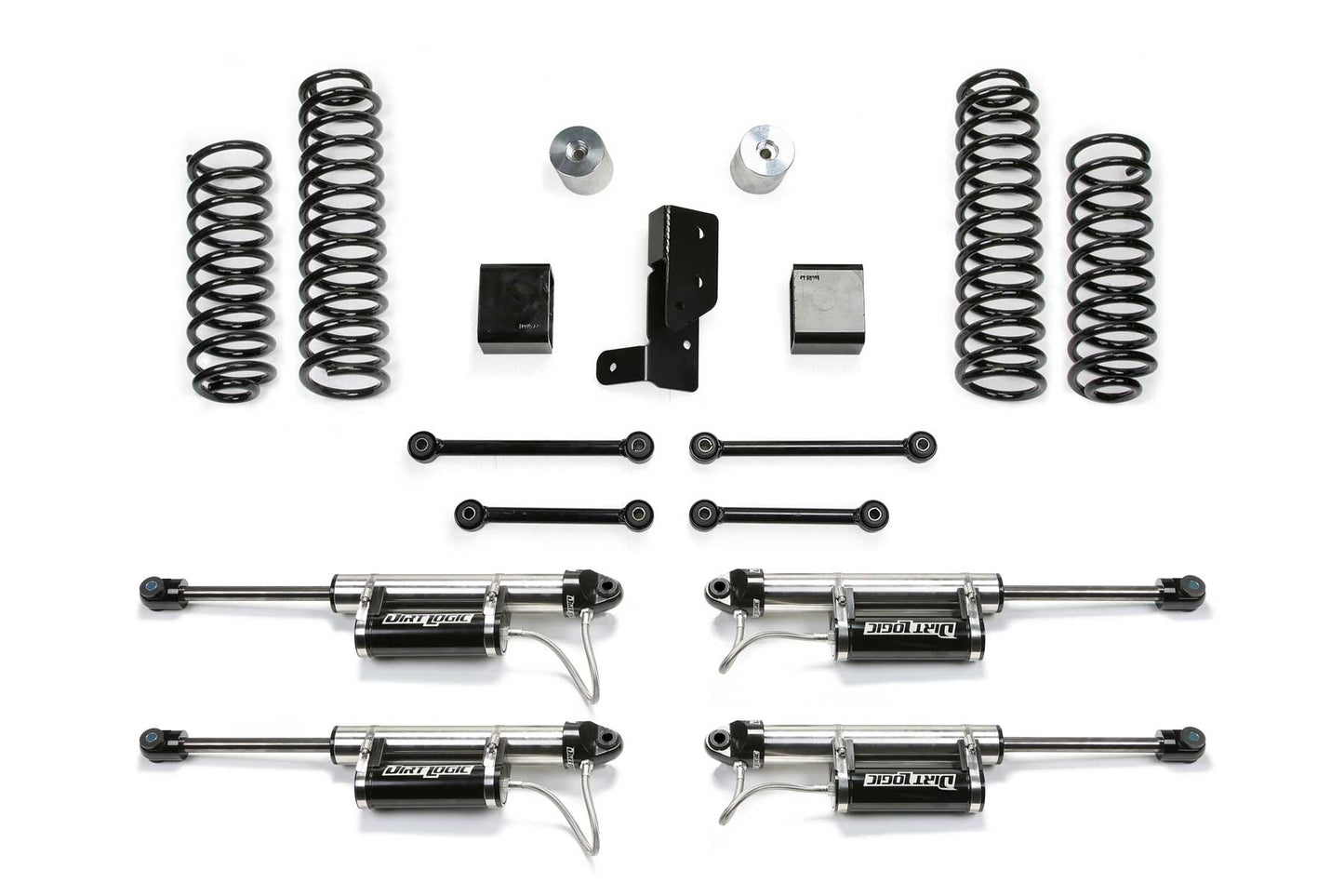 Fabtech 20-22 Jeep JL/JT 4WD Diesel 5in Crawler Coilover Conv. w/DL 2.5 Resi