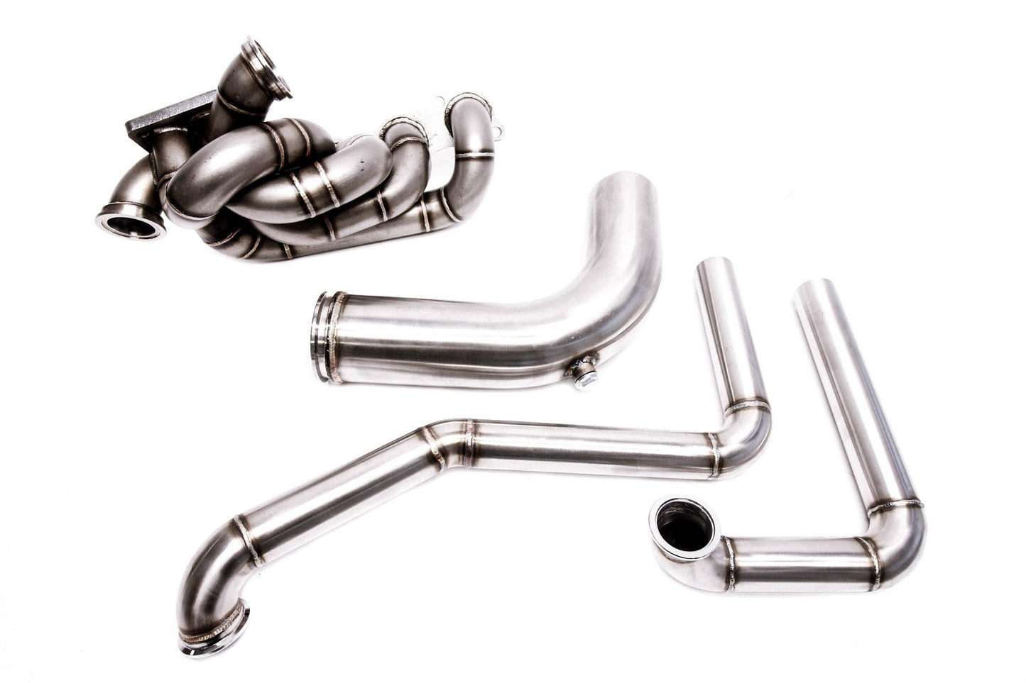 PLM K-Series Hood Exit Up-Pipe & Dump Tube for Top Mount Turbo Manifold PrivateLabelMfg