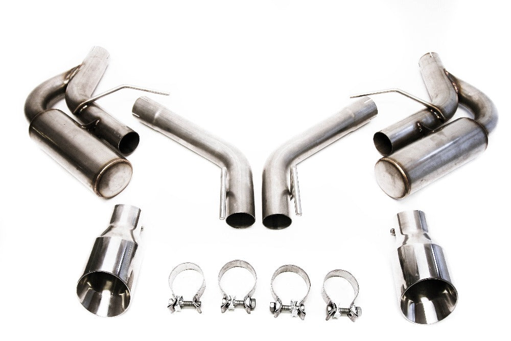 PLM Axle Back Exhaust 2016 - 2022 Chevy Camaro 2.0L 3.6 V6 4" Dual Tips PrivateLabelMfg
