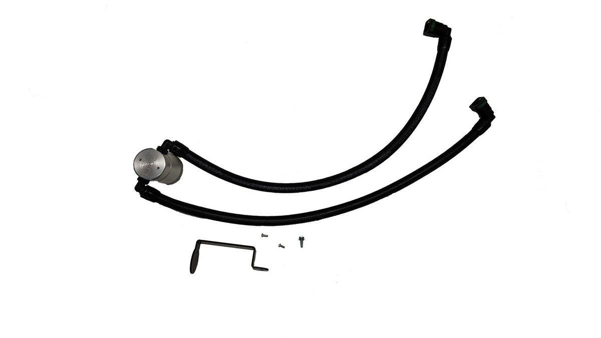 J&L Oil Separator 3.0 PCV Side Clear for 2023-2025 Chevrolet Corvette Z06 - 3127P-C