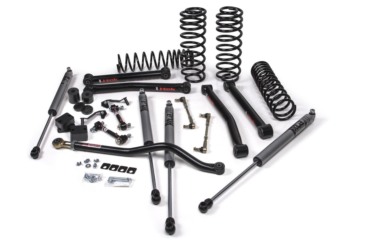 JKS 18-21 Jeep JL J-Konnect 3.5in 4Dr w/Fox Adventure Series Shocks STD Rate Coils
