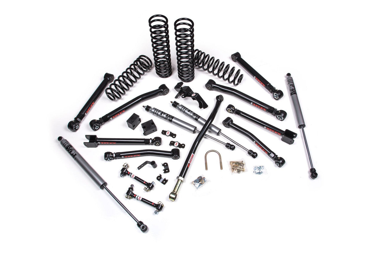 JKS 07-18 Jeep JK J-Krawl 2Dr 2.5in System w/ Fox Adventure Series Shocks