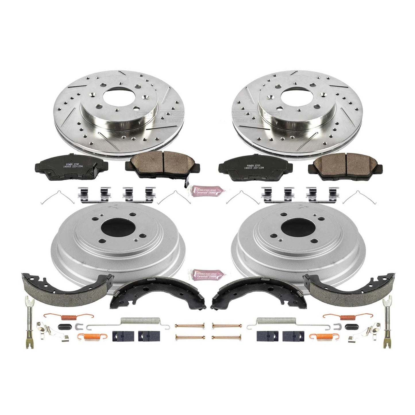 Power Stop 09-12 Honda Fit Front & Rear Autospecialty Brake Kit