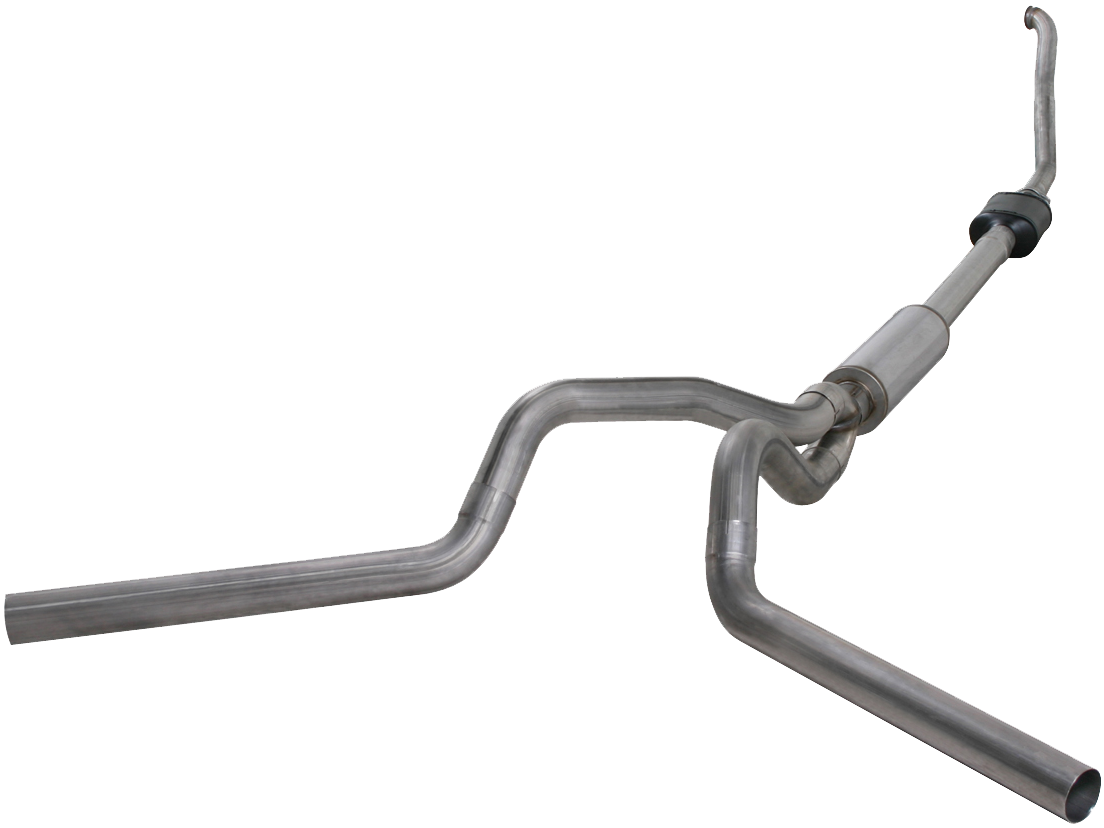 Diamond Eye K4308S 4″ Turbo-Back Dual Exhaust for 1994–1997.5 Ford 7.3L Powerstroke