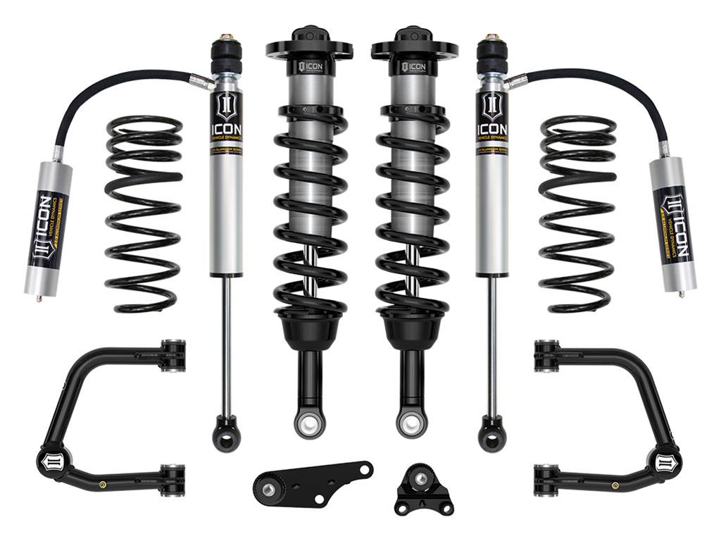 ICON 2024+ Toyota Tacoma 1.25in-3in Stage 3 Suspension System Tubular w/ Triple Rate Spring