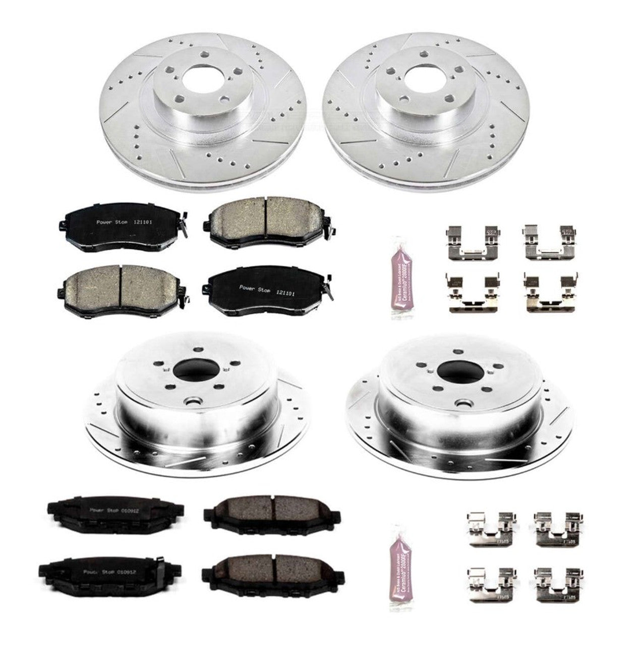 Power Stop 10-13 Subaru Forester Front & Rear Autospecialty Brake Kit