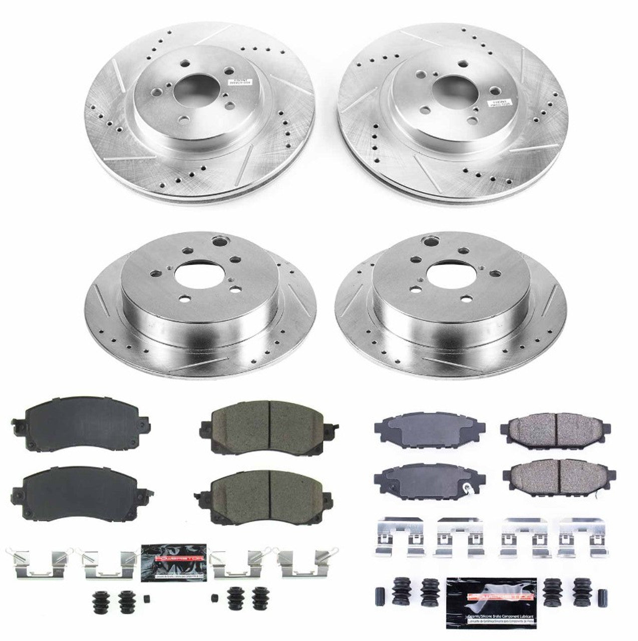 Power Stop 2018 Subaru Crosstrek Front & Rear Autospecialty Brake Kit