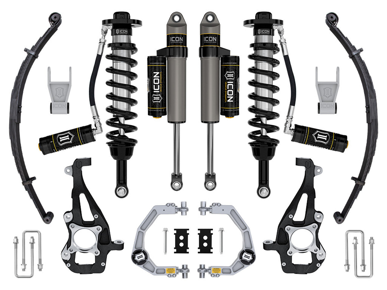 21-23 Ford F150 Tremor 4WD 3.5-4.5in Stage 3 Suspension Sys Billet UCA / Leaf Pack
