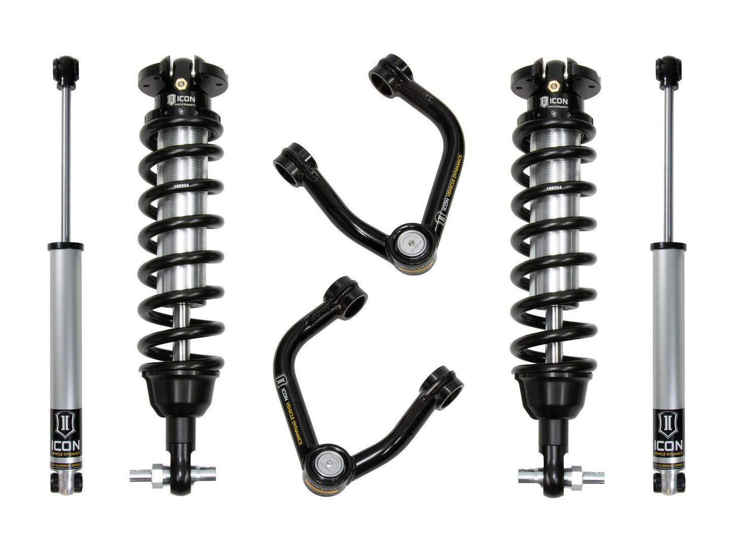 ICON 19-21 Ford Ranger 0-3.5in Stage 2 Suspension System w/ Tubular UCA Alum Knuckle